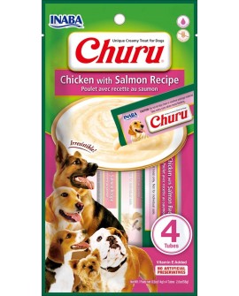Przysmak CHURU 4P Kurczak&Łosoś dla psa 4x14g
