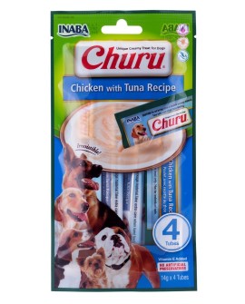 Przysmak CHURU 4P Kurczak&Tuńczyk dla psa 4x14g