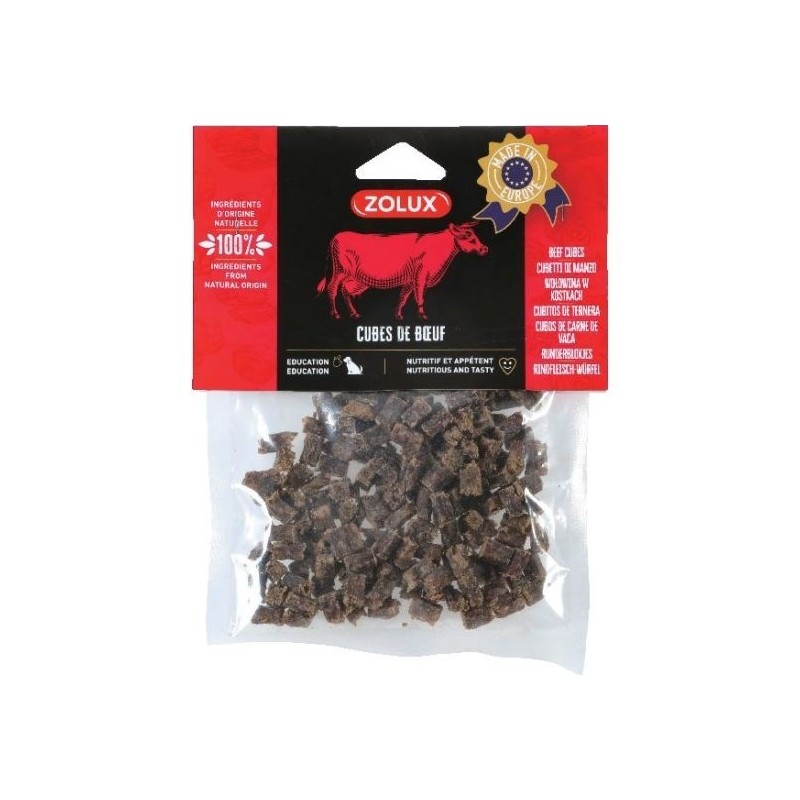 ZOLUX Przysmak naturalny dla psa Kostki wołowe 150g