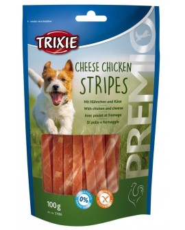 TRIXIE Premio Stripes Kurczak z serem - przysmak dla psa - 100 g