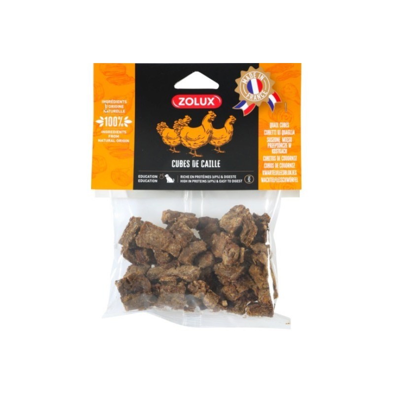 ZOLUX Przysmak nat. dla psa Kostki przepiórcze 150g