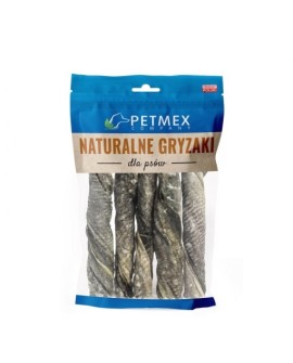 PETMEX Skóra Dorsza twist - Przysmak dla psa - 200g