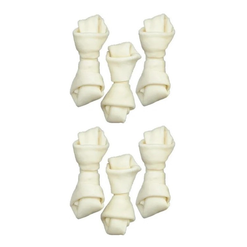 ZOLUX Kość wiązana biała 6 cm x 6
