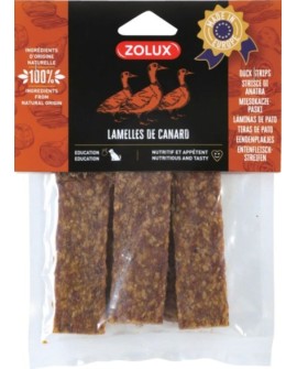 ZOLUX Przysmak naturalny dla psa Paski kaczka 100g