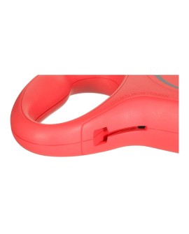 Smycz flexi automatyczna New Classic L taśma 5m - dla psa do 50kg, kolor czerwony