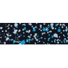 KERBL Obroża dla psa Lima, 46 - 55 cm, 25 mm, niebieski/czarny