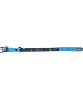 KERBL Obroża dla psa Lima, 36 - 45 cm, 25 mm, niebieski/czarny