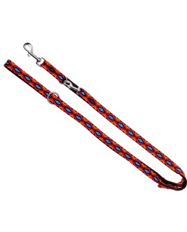 DINGO smycz "Winnetou" szer. 1,0 x 120-220 cm przepinana z taśmy polipropylenowej czarna