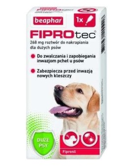 Beaphar FIPROtec Krople dla psa L 268mg x1