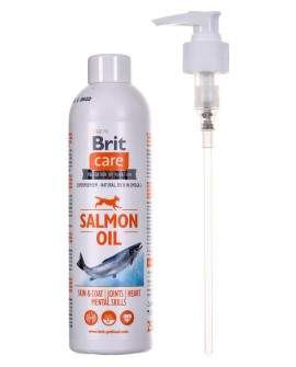 BRIT CARE Olej z łososia - suplement diety na sierść i skórę dla psów i kotów - 250 ml