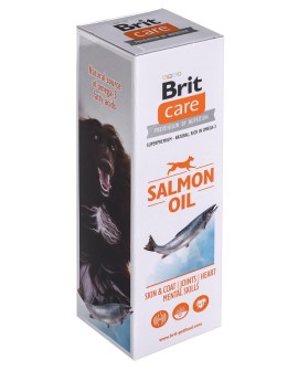 BRIT CARE Olej z łososia - suplement diety na sierść i skórę dla psów i kotów - 250 ml