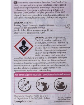 Beaphar wkład z zawartością feromonów dla psa 48ml