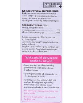 Beaphar spray z zawartością feromonów dla psa 30ml