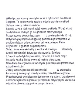 Beaphar wkład do aromatyzera behawioralnego dla psów 30ml