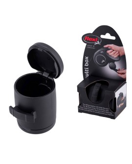 Pojemnik flexi Vario Multi Box - pojemnik na karmę lub woreczki, kolor czarny