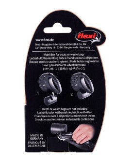 Pojemnik flexi Vario Multi Box - pojemnik na karmę lub woreczki, kolor czarny