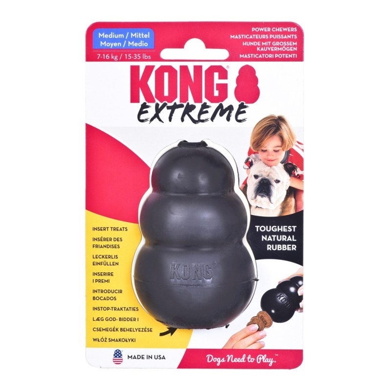 KONG Orginal EXTREME gryzak kolor: czarny Rozmiar M