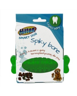 HILTON Dog Spiky Ball mix kolor Kość z kolcami 12cm dla psa