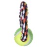 TRIXIE Frisbee z piłką tenisową - zabawka dla psa - o 6 cm / o 18 cm