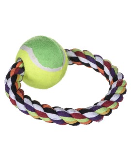 TRIXIE Frisbee z piłką tenisową - zabawka dla psa - o 6 cm / o 18 cm
