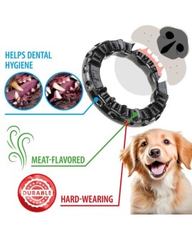 FERPLAST Smile Ring M Black zabawka dla psa