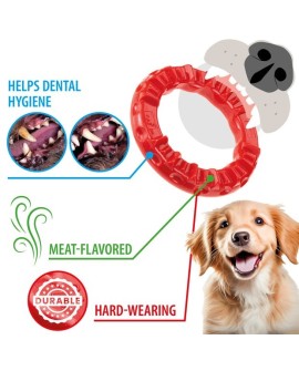 FERPLAST Smile Ring M Red zabawka dla psa