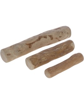 KERBL Patyk do żucia, drewno kawowe, O 5-7 cm, 25-30cm