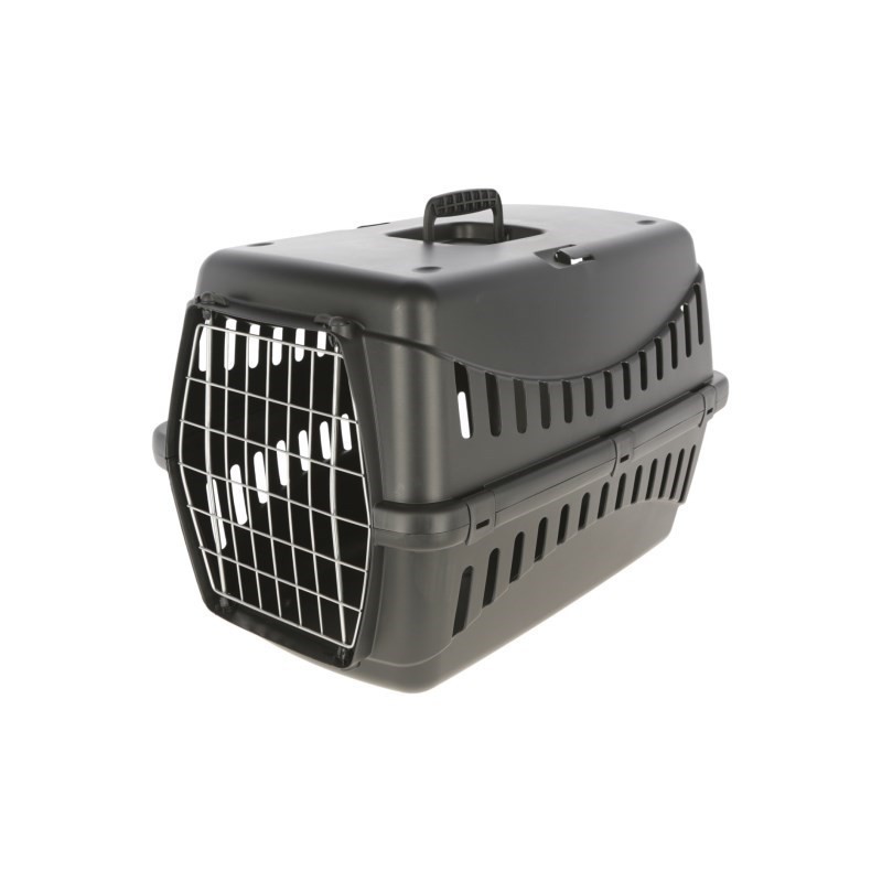 KERBL Transporter dla zwierząt Expedition Eco, 58 cm x 38 cm x 38 cm, czarny