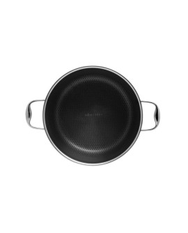 Garnek z powłoką DIAMOND Kohersen Black Cube z funkcją gotowania na parze (28 cm 8,3l)