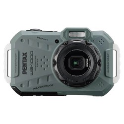 Aparat WG 1000 kompaktní, 4,9-19,6 mm (odpowiednik  35 mm, około 27-108 mm) Pentax, 13,35Mpx, CMOS, 02154, oliwkowy, bardzo wytr