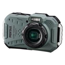 Aparat WG 1000 kompaktní, 4,9-19,6 mm (odpowiednik  35 mm, około 27-108 mm) Pentax, 13,35Mpx, CMOS, 02154, oliwkowy, bardzo wytr