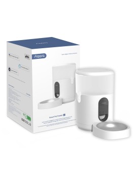 Aqara PETC1-M01 Smart Pet Feeder C1 - inteligentny podajnik karmy dla psa lub kota, automatyczne karmidło, białe