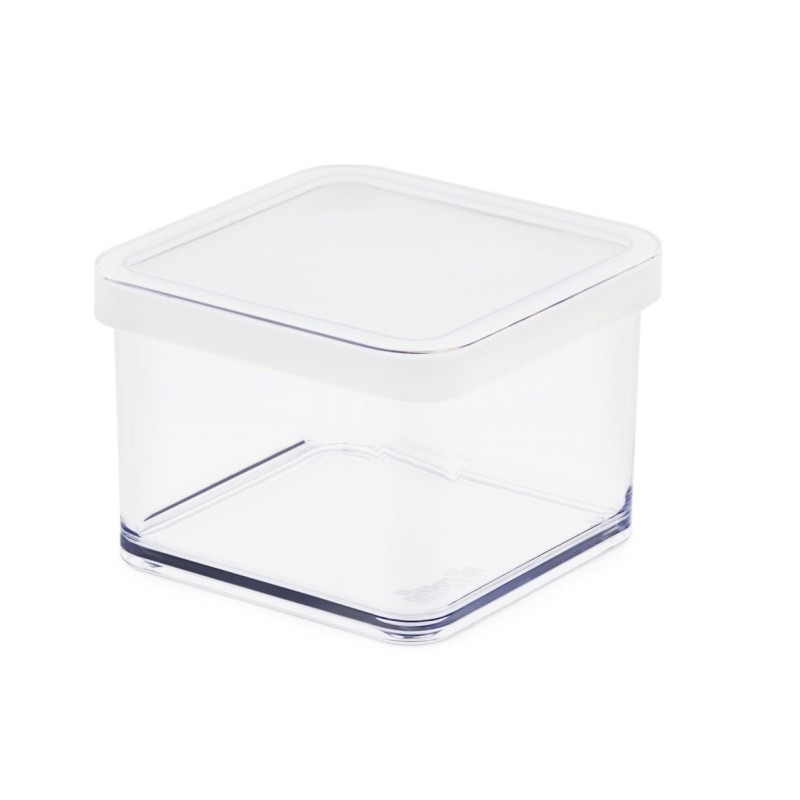 Rotho Pojemnik na przysmaki kwadratowy 0.5L LOFT transparentny/biały