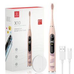 Oclean szczoteczka soniczna X10, różowy