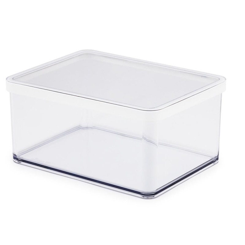 Rotho Pojemnik na przysmaki szeroki 2.25L LOFT transparentny/biały