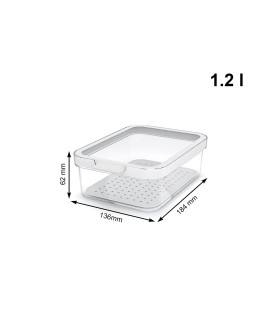 Rotho Multibag Cauma Style 25L trans/biały