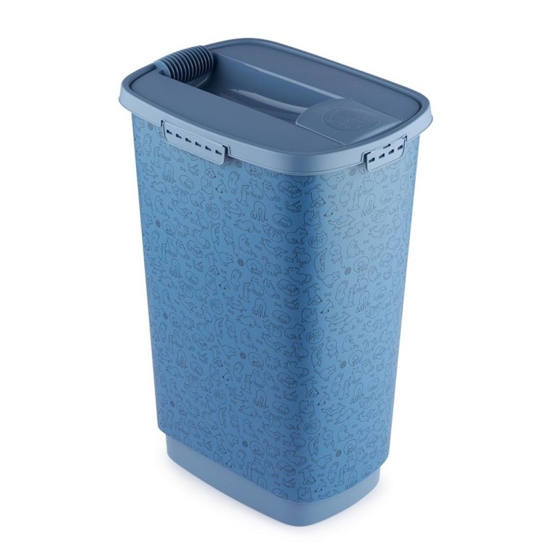 Rotho Pojemnik CODY na karmę 50L blue kot/pies