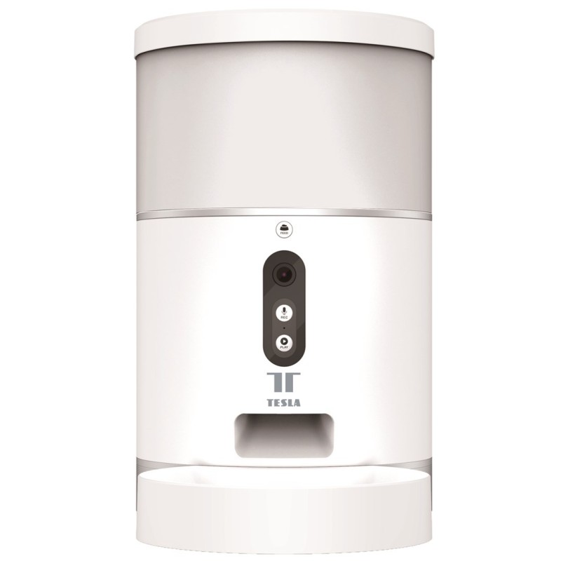 Dozownik karmy dla zwierząt z kamerą TESLA TSL-PC-BL4C Smart Pet Feeder Camera