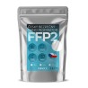 Nano, do prania Maseczka ochronna, FFP2, biały, uniwersalny, 3ks, Nanolab, EOL