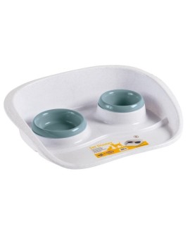 KERBL Podstawka z miskami , 1 x 300 ml, 1 x 250 ml