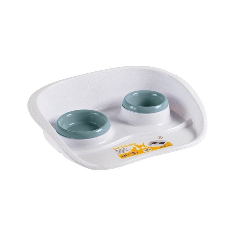KERBL Podstawka z miskami , 1 x 300 ml, 1 x 250 ml