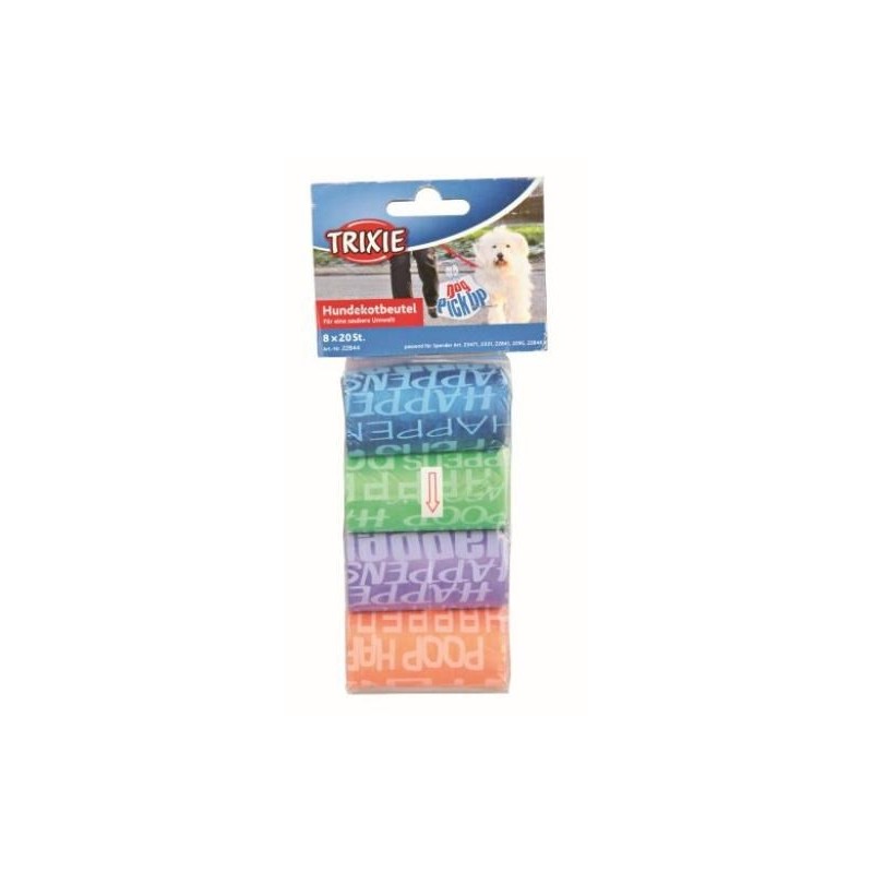 TRIXIE Doggy Pick Up - woreczki na odchody - 8x20 sztuk