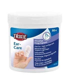 TRIXIE Ear-Care - Chusteczki do uszu - 50 sztuk