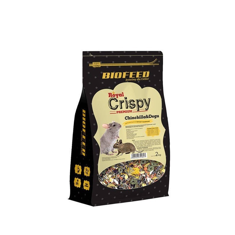 BIOFEED Royal Crispy Premium Chinchilla&Degu 2kg
