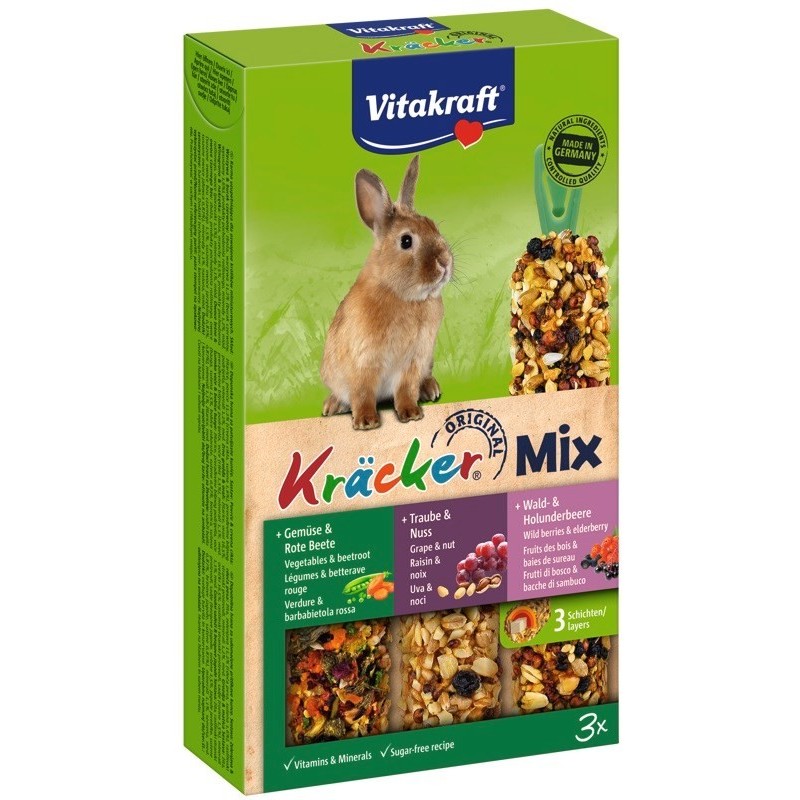 VITAKRAFT KRACKER owo leśne/orzechowe/warzywne dla królika 3szt