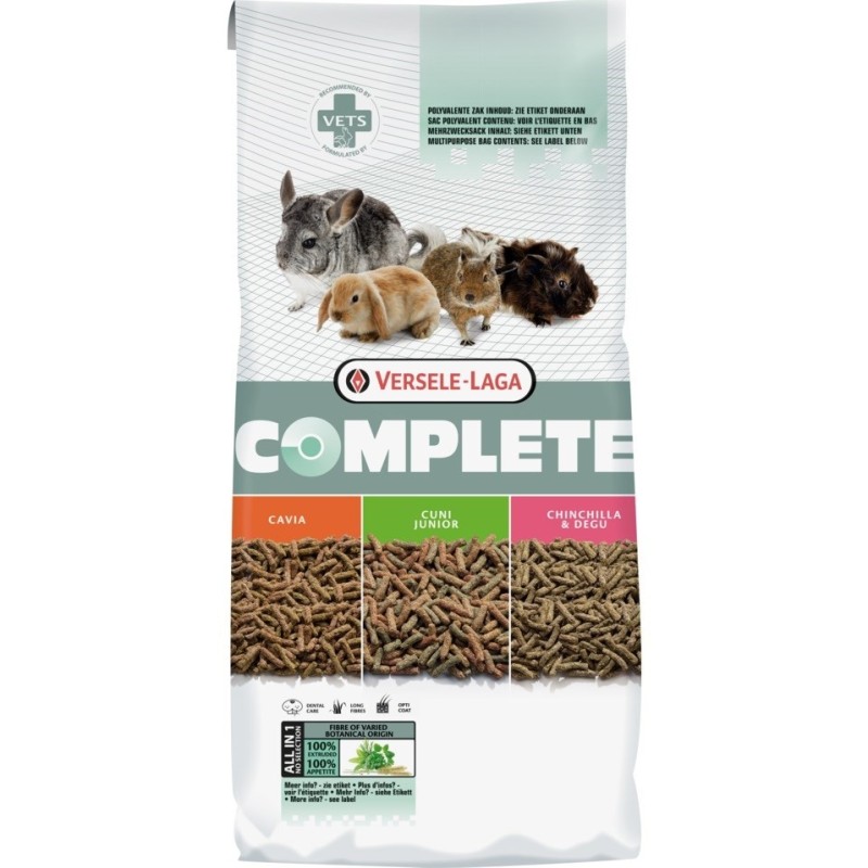 VERSELE-LAGA Cavia Complete - pokarm dla świnek morskich - 8 kg