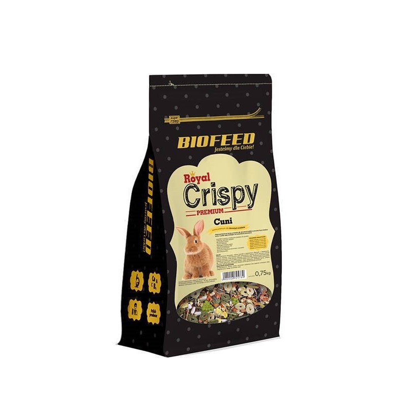 BIOFEED Royal Crispy Premium Cuni 0,75kg