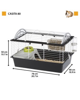 FERPLAST Casita 80 - klatka dla świnki morskiej i królika
