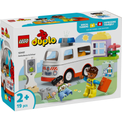 LEGO 10447 DUPLO - Karetka z kierowcą