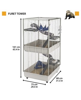 FERPLAST Furet Tower - klatka dla fretek